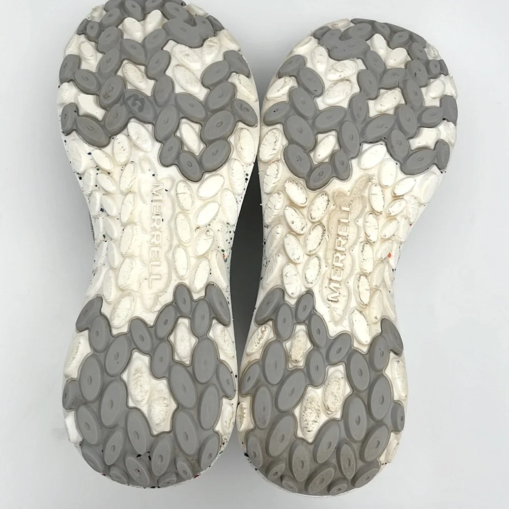 Merell - men’s cloud MOC knit confetti pride slip on sneakers gray shoes size8.5